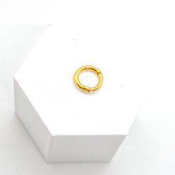 Piercing Basic em Prata 925 com Banho de Ouro - Vila das Pratas e Semijoias 