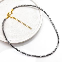 Chocker Cristais Prata Banhada a Ouro - Vila das Pratas e Semijoias 