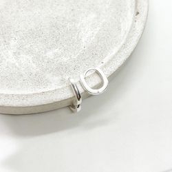 Brinco Argola Lisa Retangular P em Prata 925 - Vila das Pratas e Semijoias 