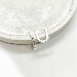 Brinco Argola Lisa Retangular M em Prata 925 - Vila das Pratas e Semijoias 