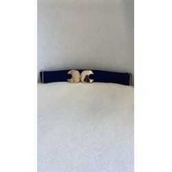 Cinto Elástico Lua - Azul Escuro - CEL002 - Villarejo Store