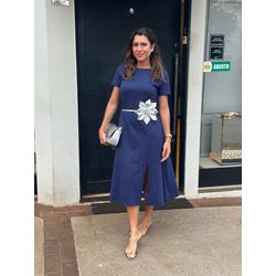 Vestido Mariana - Azul Marinho - VM003 - Villarejo Store