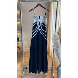 Vestido Naval - Preto - VNP001 - Villarejo Store