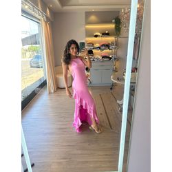 Vestido Acetinado - Rosa - VA01 - Villarejo Store