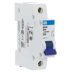 Disjuntor Unipolar Weg Din 40a 3ka Curva B MDW-B40 - MAQPART