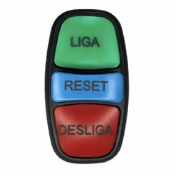 Frontal Botão Triplo Weg 22mm Liga/ Reset/ Desliga... - MAQPART