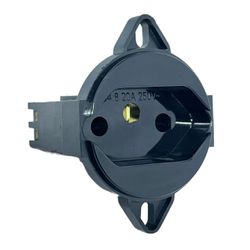 Tomada De Piso 2P+T Weg 10A 250V Preto 13300940 - MAQPART