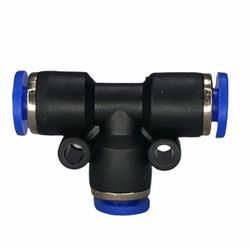 Conexão Pneumatica União Tee Fluir 04mm Plástica E... - MAQPART