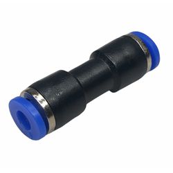 Conexão Pneumatica União Tipo Emenda Fluir 04mm Pl... - MAQPART