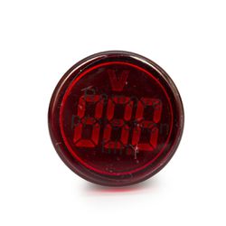 Voltímetro Digital Ac 12-500V 22mm Vermelho LKKN52... - MAQPART