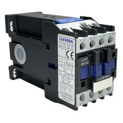 Contator Tripolar Lukma 9a 24vcc 1NA Cjx20910 50/6... - MAQPART