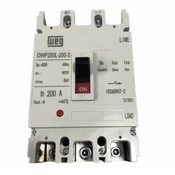 Disjuntor Caixa Moldada 200a Weg Dwp250l-200-3 20k - MAQPART