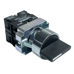 Botão Comutador Metálico 3 Posição Mola 22mm 2na L... - MAQPART