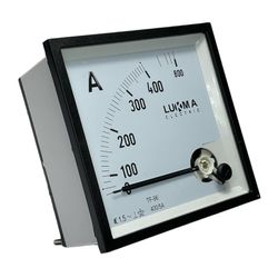 Amperímetro Analógico 0-400A Ferro Móvel 96x96mm L... - MAQPART