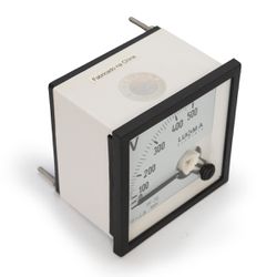 Voltímetro Analógico 0-500 Intercambiável 72x72mm ... - MAQPART