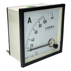 Amperímetro Analógico 0-100A Ferro Móvel 96x96mm L... - MAQPART