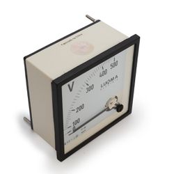 Voltímetro Analógico 0-500 Intercambiável 96x96mm ... - MAQPART