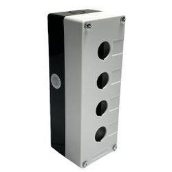 Caixa Plastica Para Botão 22mm 4 Furos Vazia Lukma... - MAQPART