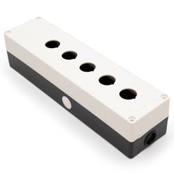 Caixa Plastica Para Botão 22mm 5 Furos Vazia Lukma... - MAQPART