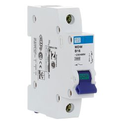 Disjuntor Unipolar Weg Din 16a 3ka Curva B MDW-B16 - MAQPART