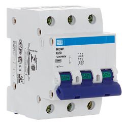Disjuntor Tripolar Weg Din 20a Curva C 3KA Mdw-c20... - MAQPART