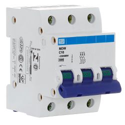 Disjuntor Tripolar Weg Din 10a Curva C 3KA MDW-C10... - MAQPART