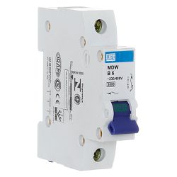 Disjuntor Unipolar Weg Din 6a Curva B 3KA MDW-B6 - MAQPART