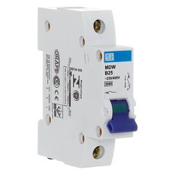 Disjuntor Unipolar Weg Din 25a 3ka Curva B MDW-B25 - MAQPART
