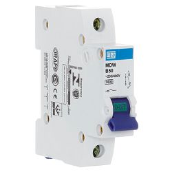 Disjuntor Unipolar Weg 50a 3ka Curva B Mdw-b50 - MAQPART