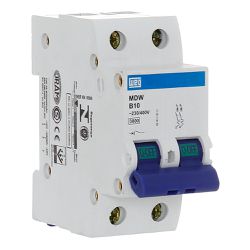 Disjuntor Bipolar Weg Din 10A 3ka Curva B Mdw-B10 - MAQPART