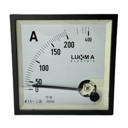 Amperímetro Analógico 0-200A Ferro Móvel 96x96mm L... - MAQPART