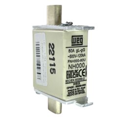 Fusivel Nh Weg 80a Com Retardo Classe Gl/gg Fnh000... - MAQPART