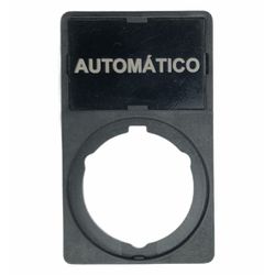 Porta Plaqueta + Plaqueta Automático Para Botões 2... - MAQPART