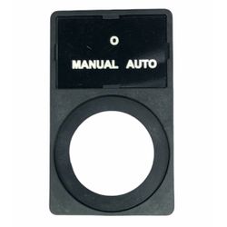 Porta Plaqueta + Plaqueta Manual / 0 / Auto. Botão... - MAQPART