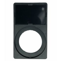 Porta Plaqueta + Plaqueta Cega S/ Grav. P/ Botões ... - MAQPART