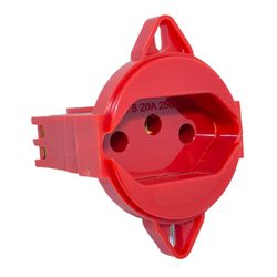 Tomada De Piso 2P+T Weg 20A 250V VERMELHO 12299132 - MAQPART
