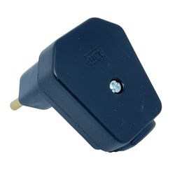 Plugue Macho 2P+T Weg 90° 20A 250V Preto 13302197 - MAQPART