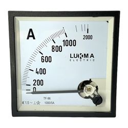 Amperímetro Analógico 0-1000A Ferro Móvel 96x96mm ... - MAQPART