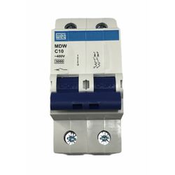 Disjuntor Bipolar Weg 10a Curva C 3ka MDW-C10-2 10... - MAQPART