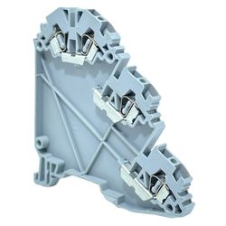  Borne Sak Conector 2,5mm Cinza Tipo Mola Triplo W... - MAQPART