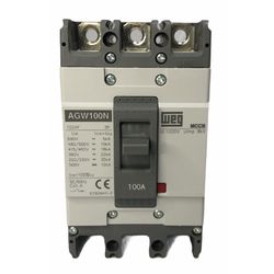 Disjuntor Caixa Moldada 100A Weg AGW100N-DX100-3 (... - MAQPART