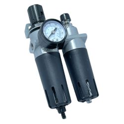 Conjunto Filtro Regulador e Lubrificador de Ar Com... - MAQPART