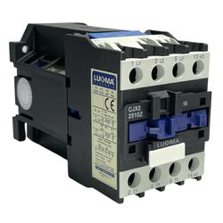 Contator Tripolar Lukma 25A 24Vcc 1NA CJX22510 50/... - MAQPART