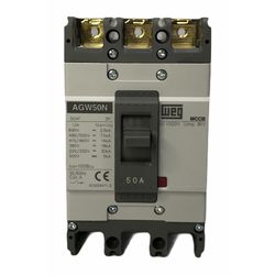 Disjuntor Caixa Moldada 50a Weg Agw50n-dx50-3 (65k... - MAQPART