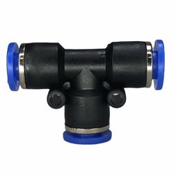 Conexão Pneumatica União Tee Fluir 06mm Plástica E... - MAQPART