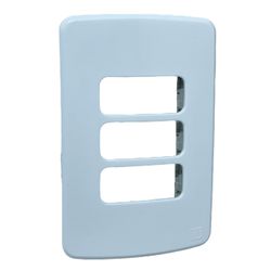 Placa 4x2 De 3 Posição Compose Branca + Suporte 13... - MAQPART