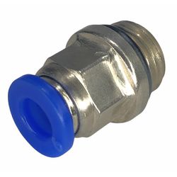 Conexão Pneumatica Reta Fluir Tubo 06mm x Rosca 1/... - MAQPART