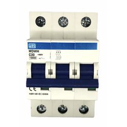 Disjuntor Tripolar 20A Curva C 440Vca 10KA Weg MDW... - MAQPART