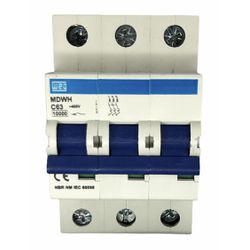 Disjuntor Tripolar 63A Curva C 440Vca 10KA Weg MDW... - MAQPART