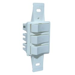 Interruptor 3 Postos Simples Weg 10A/250V Tradicio... - MAQPART